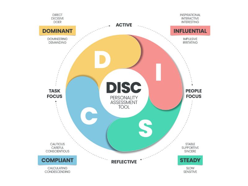What Are the 4 DISC Personality Types